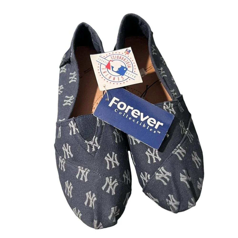 New York‎ Yankees NY AOP Canvas Shoes WMN Small  5/6 Forever Collectibles MLB